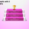 20.PowerPoint 3 step 3D STEP infographic