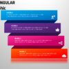 25.PowerPoint 4 Step RECTANGULAR Infographic