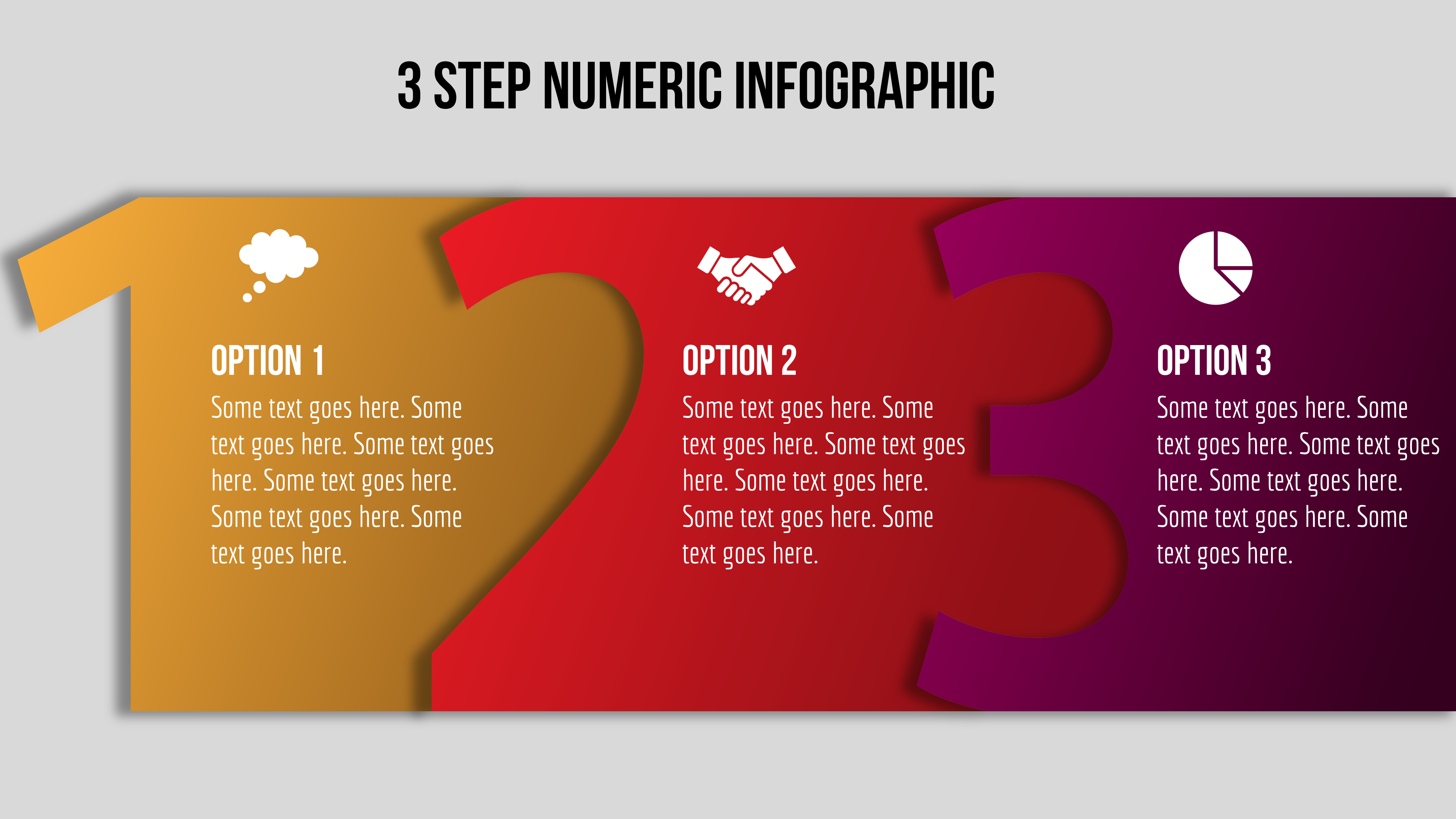 3 Step Infographic Powerpoint Templates Powerup With Powerpoint