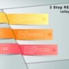 36.PowerPoint 3 Step RECTANGULAR Infographic