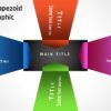 9.PowerPoint 4 Step Trapezoid infographic