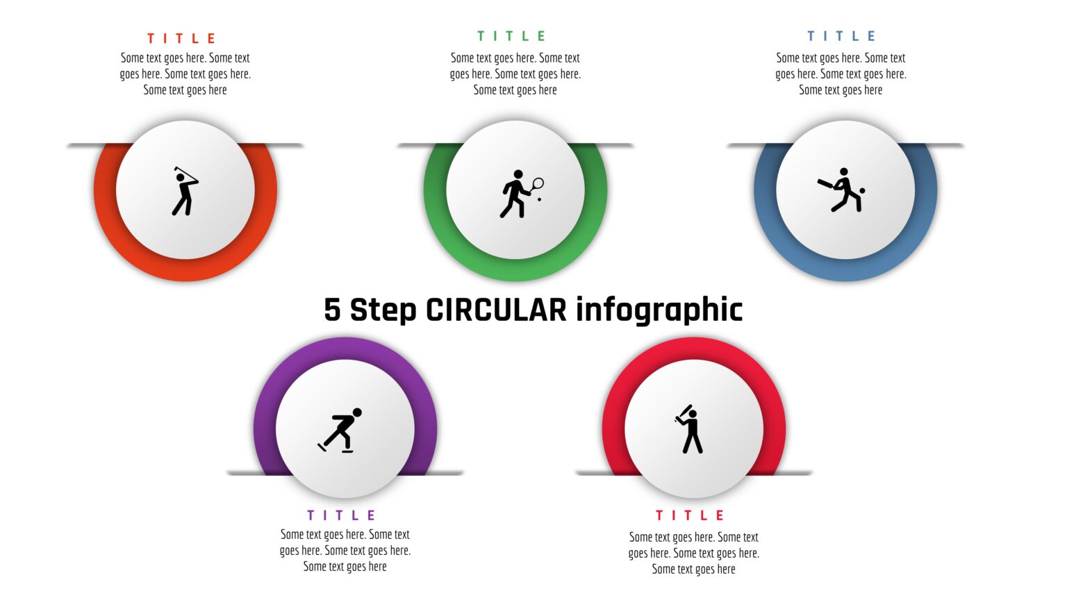 11powerpoint 5 Step Circular Infographic Powerup With Powerpoint 2759