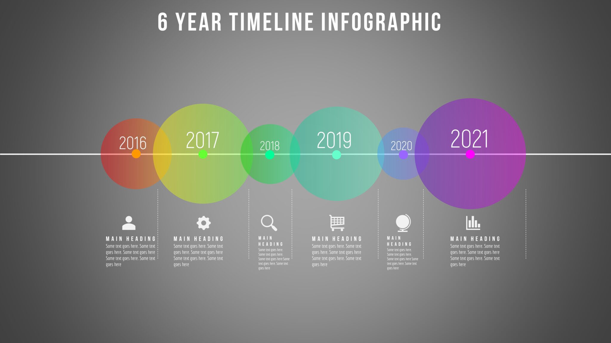 Timeline Infographic PowerPoint Templates - PowerUP with POWERPOINT