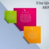 48.Create 3 Step SQUARE infographic Animation