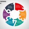 33.PowerPoint 6 Step CIRCULAR NUMERIC Infographic Animation