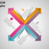 55.PowerPoint 4 Step 3D ARROW Shape Infographic