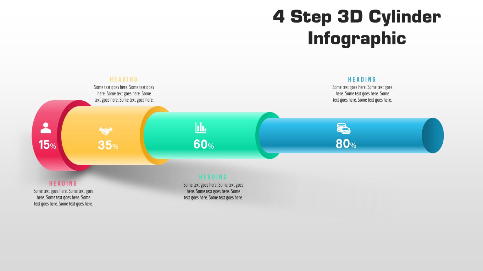 42 Ms Powerpoint Tutorial 5 Step 3d Stacked Cylinder 