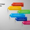 Download PowerPoint 6 step 3D Shadow ARROW shape infographic #14
