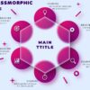 54.PowerPoint 6 Step GLASSMORPHIC Infographic