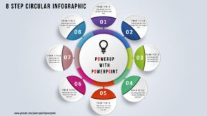 Download PowerPoint 8 Step Circular Infographic # 13