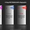 Download PowerPoint 4 Step Rectangular Infographic # 7