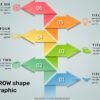 Download PowerPoint 6 Step Arrow Shape Infographic #28