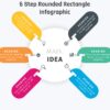 57.PowerPoint 6 Step Rectangular Infographic