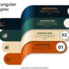 Download PowerPoint 4 Step Rectangular Infographic #87