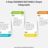 Download PowerPoint 6 Step Rectangular Infographic #58