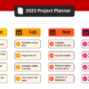 51.PowerPoint Presentation with Project Planner Infographic