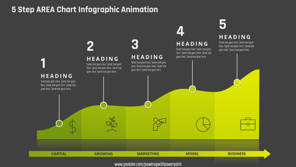Download PowerPoint 5 Step Area Chart Infographic Animation #125 ...