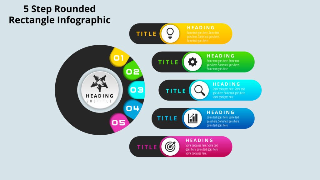 5 Step Infographic PowerPoint Templates - PowerUP With POWERPOINT