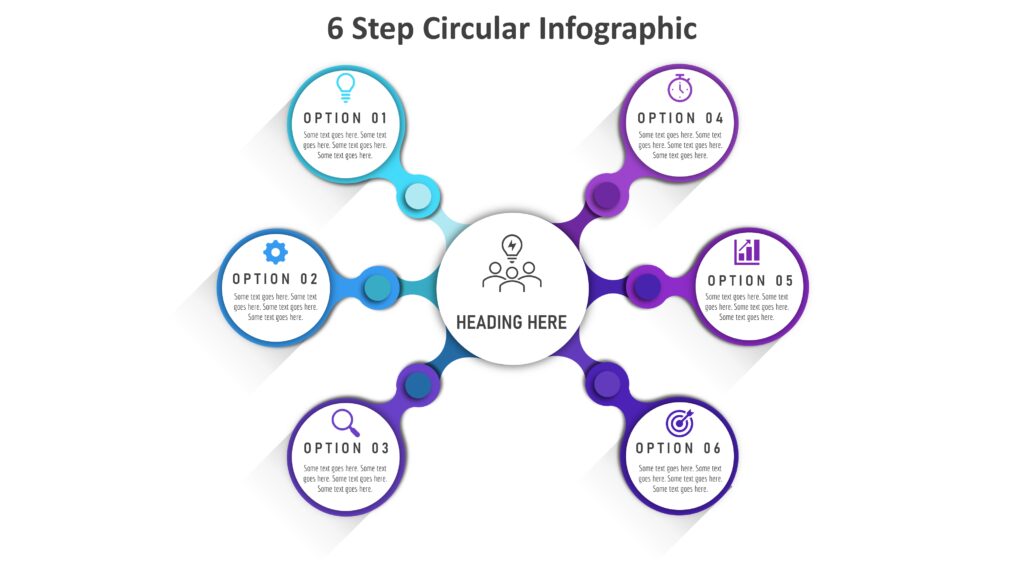 6 Step Infographic PowerPoint Templates - PowerUP With POWERPOINT