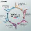 71.PowerPoint 6 Step Circular LINE Infographic