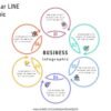 Download PowerPoint 6 Option Circular Line Infographic #72
