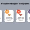 95.PowerPoint 4 Step Rectangular Infographic