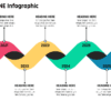 32.PowerPoint 8 Year Wave design Timeline Infographic
