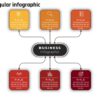 78.PowerPoint 6-Step Rectangular Infographic