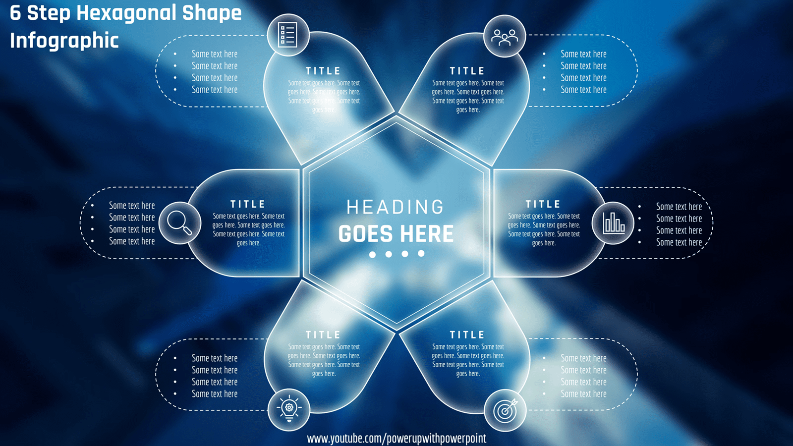 Powerpoint Freewave Shapes Download PowerPoint 6 Option Hexagonal Shape Infographic #85 – PowerUP ...