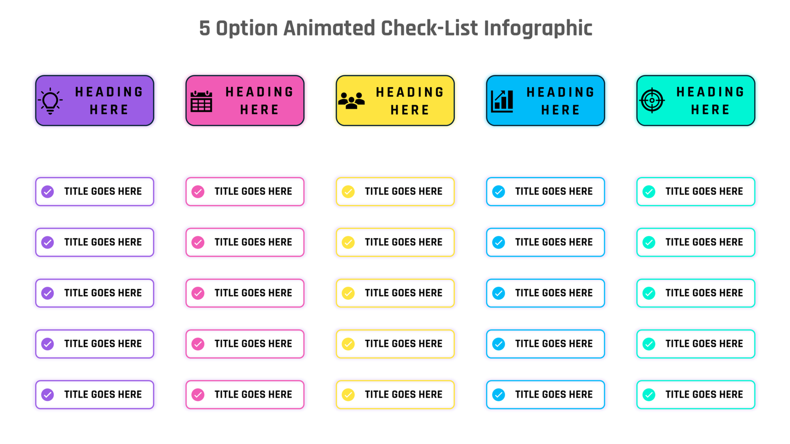 161.PowerPoint Interactive Animated Check-List Infographic – PowerUP ...
