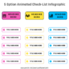 Download PowerPoint Animated Check-List Infographic Template #161