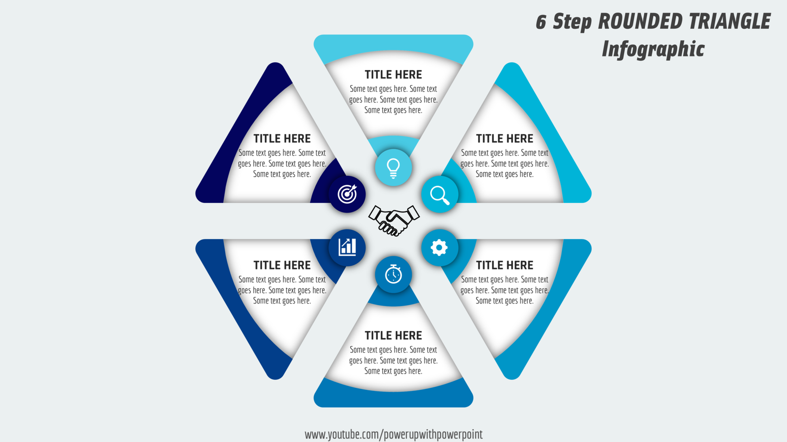 Option Triangle Download PowerPoint 6 Option Triangle Shape Infographic #86 – PowerUP ...