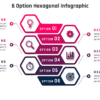88.PowerPoint 6 Step Hexagonal Infographic