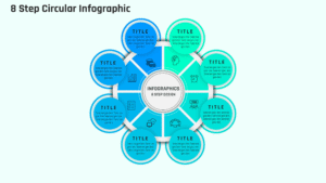 59.PowerPoint 8 Step Circular Infographic