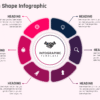 91.PowerPoint 6 Step Circular Custom Shape Infographic